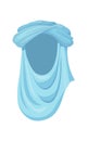 Muslim turban. Headscarf of india people culture, vector illustration