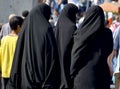 Muslim veiled women