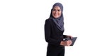 Portrait of Confidence Muslim Business woman