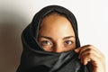 Muslim woman in hijab, close up portrait Royalty Free Stock Photo