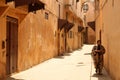 Muslim woman in the medina