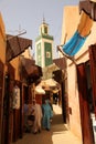 Muslim woman shopping in the medina