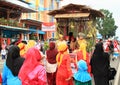 Muslim women in burkas from Java Royalty Free Stock Photo