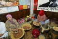 Muslim women making argan oil in Marrakesh, Morocco