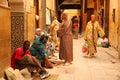 Muslim women in the medina