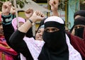 MUSLIM WOMEN PROTEST