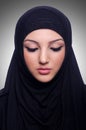 Muslim young woman wearing hijab Royalty Free Stock Photo