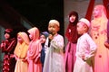 Muslim Youth Singing for Muslim God and Prayer Time