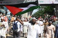 Muslims anti-Israel protest in Dhaka.