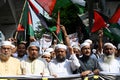 Muslims anti-Israel protest in Dhaka.