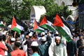 Muslims anti-Israel protest in Dhaka.
