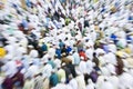 Muslims celebrating Eid al-Fitr which marks the end of the month of Ramadan