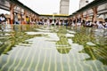 Muslims celebrating Eid al-Fitr which marks the end of the month of Ramadan