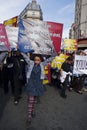 Muslims Demonstrating Against Islamophobie Royalty Free Stock Photo