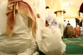 Muslims at mosque Royalty Free Stock Photo