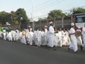 Muslims perform a qasida in Nairobi streets