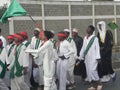 Muslims perform a qasida in Nairobi streets