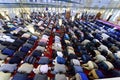 Muslims pray in the mosque Fatih