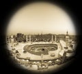 Muslims Prayer Around AlKaaba in Mecca, Aerial View