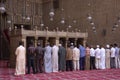 Muslims Praying in a Mosque, Islam Religion Royalty Free Stock Photo