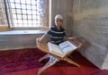 Muslims read the Holy Quran at the mosque. Royalty Free Stock Photo