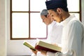 Muslims reading from the Quran Royalty Free Stock Photo