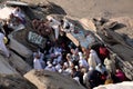 Muslims visiting Hira Cave Royalty Free Stock Photo