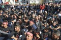 Muslims worldwide marks Ashura Istanbul Shiite community. Royalty Free Stock Photo