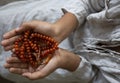 Muslims young pray for God Ramadan with hope and forgiveness,Islam is a belief for the five-day prayer,Concept: Culture