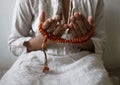 Muslims young pray for God Ramadan with hope and forgiveness,Islam is a belief for the five-day prayer,Concept: Culture