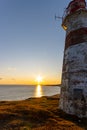 Musquash Head Lighthouse sunset Saint John New Brunswick