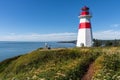 Musquash Lighthouse on the coast of New Brunswick Canada