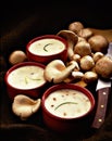 Musroom ceam soup