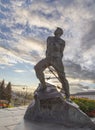 Mussa jalil statue in kremlin,kazan,russian federation Royalty Free Stock Photo