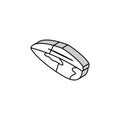 mussel closed shell isometric icon vector illustration Royalty Free Stock Photo