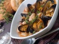 Mussel soup