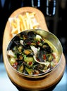 Mussel with white wine