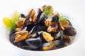 Mussels black wuth sause