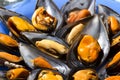 mussels steamed