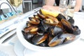 Mussels in white wine sauce