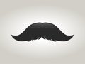 Mustache with background Royalty Free Stock Photo