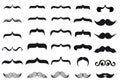 Mustache designs, vector Royalty Free Stock Photo