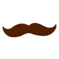 mustache hair face brown male icon element