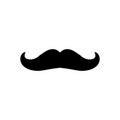 Mustache icon flat vector template design trendy Royalty Free Stock Photo