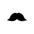 Mustache icon, moustache icon vector illustration