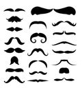 Mustache icons set