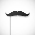 Mustache season. Fake mustache mask. Vector illustration Royalty Free Stock Photo