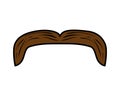 Mustache style hipster accessory