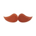 Mustache vintage fashion culture hipster flat icon design