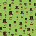 Mustaches and Accessories Seamless Pattern